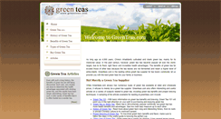 Desktop Screenshot of greenteas.com