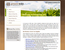 Tablet Screenshot of greenteas.com